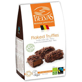 Belgisk trøffel mørk sjokolade 72 % glutenfri rettferdig handel ØKO 100 g - BELVAS